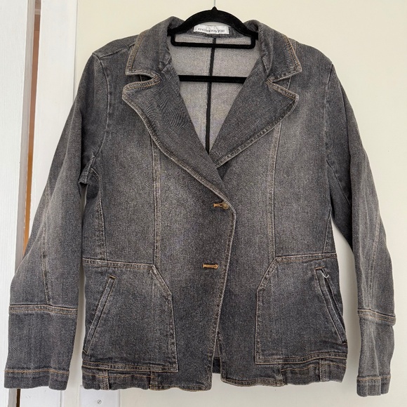 Jones New York denim blazer jacket - Picture 1 of 8